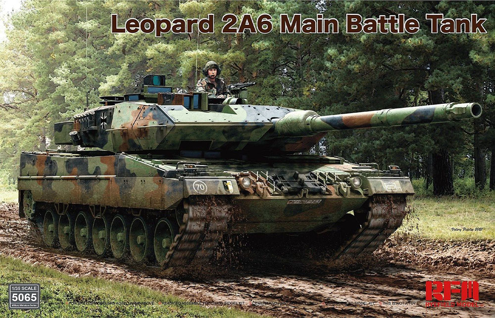 RFM5065 ライフィールドモデル 1/35 レオパルド2A6 主力戦車w/可動式履帯