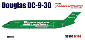 1/144 DC-9-30 アセルカ航空