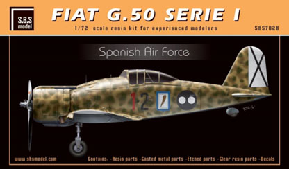 SBSモデル 1/72 フィアット G.50 セリエⅠ「スペイン空軍」 リミテッドエディション
