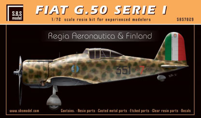 SBSモデル 1/72 フィアット G.50 セリエⅠ「イタリア & フィンランド」 リミテッドエディション