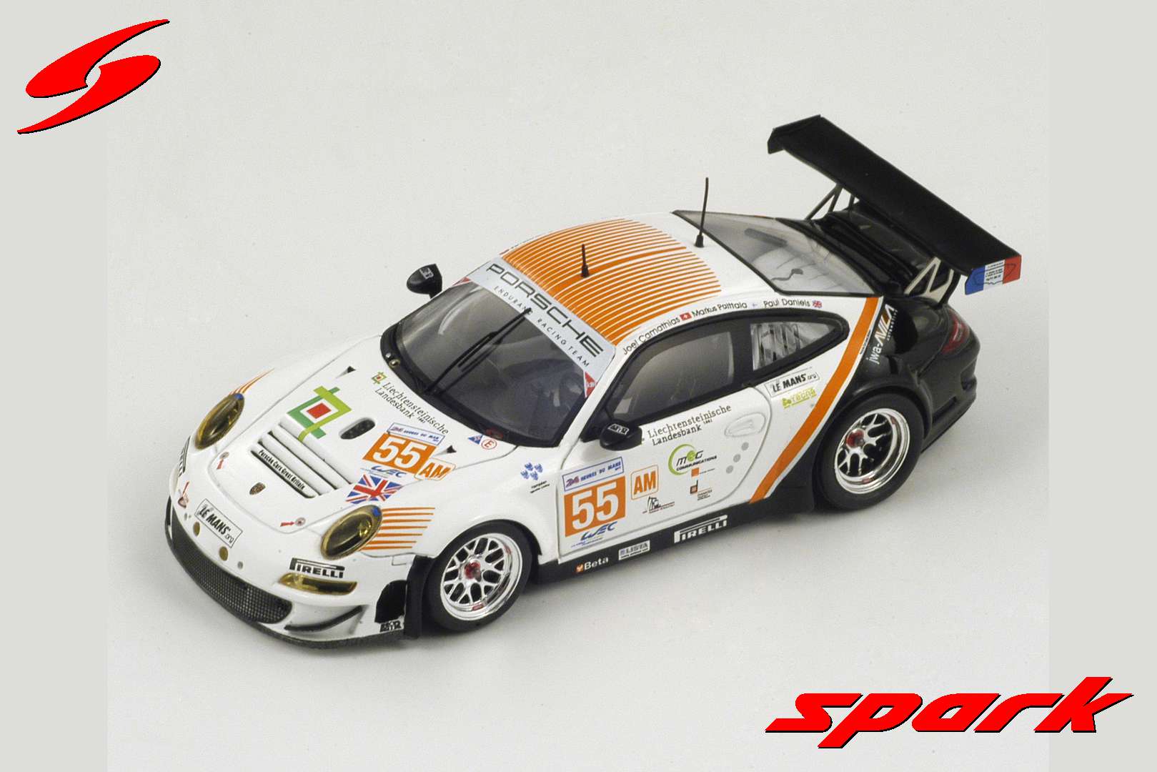US296 1/43 Porsche 911 GT3 R No.99 Team Hardpoint EBM 12H Sebring