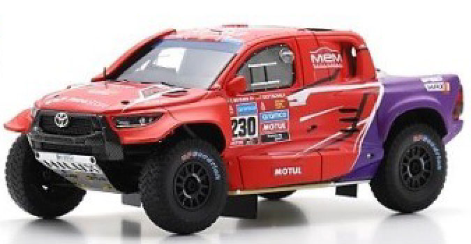 TOYOTA HILUX No.230 3rd Dakar Rally 2023 L. Moraes - T. Gottschalk