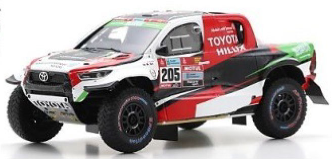 TOYOTA HILUX No.205 3rd Dakar Rally 2022 Y. Al-Rajhi - M. Orr