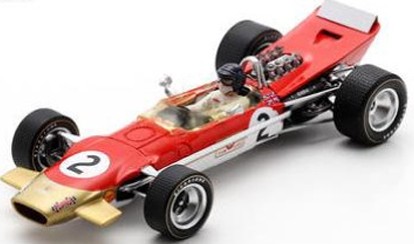 Lotus 49B No.2 Gold Leaf Team Lotus 5th Belgium GP 1968 Jackie