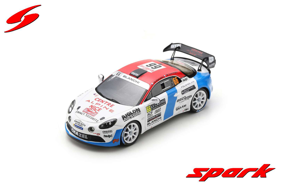 S6725 1/43 Alpine A110 Rally RGT No.66 Chazel Technologie Course  2nd RGT Rally Monte Carlo 2023   D