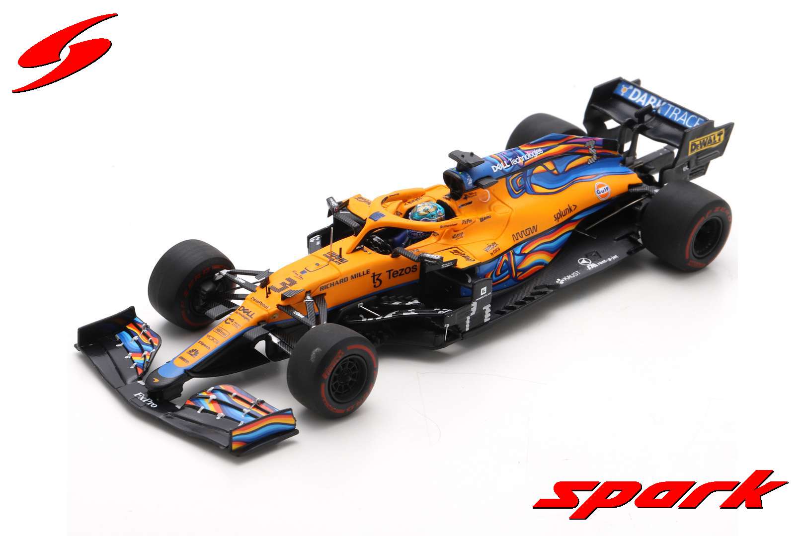 S7854 1/43 McLaren MCL35M No.3 McLaren Abu Dhabi GP 2021 Daniel Ricciardo