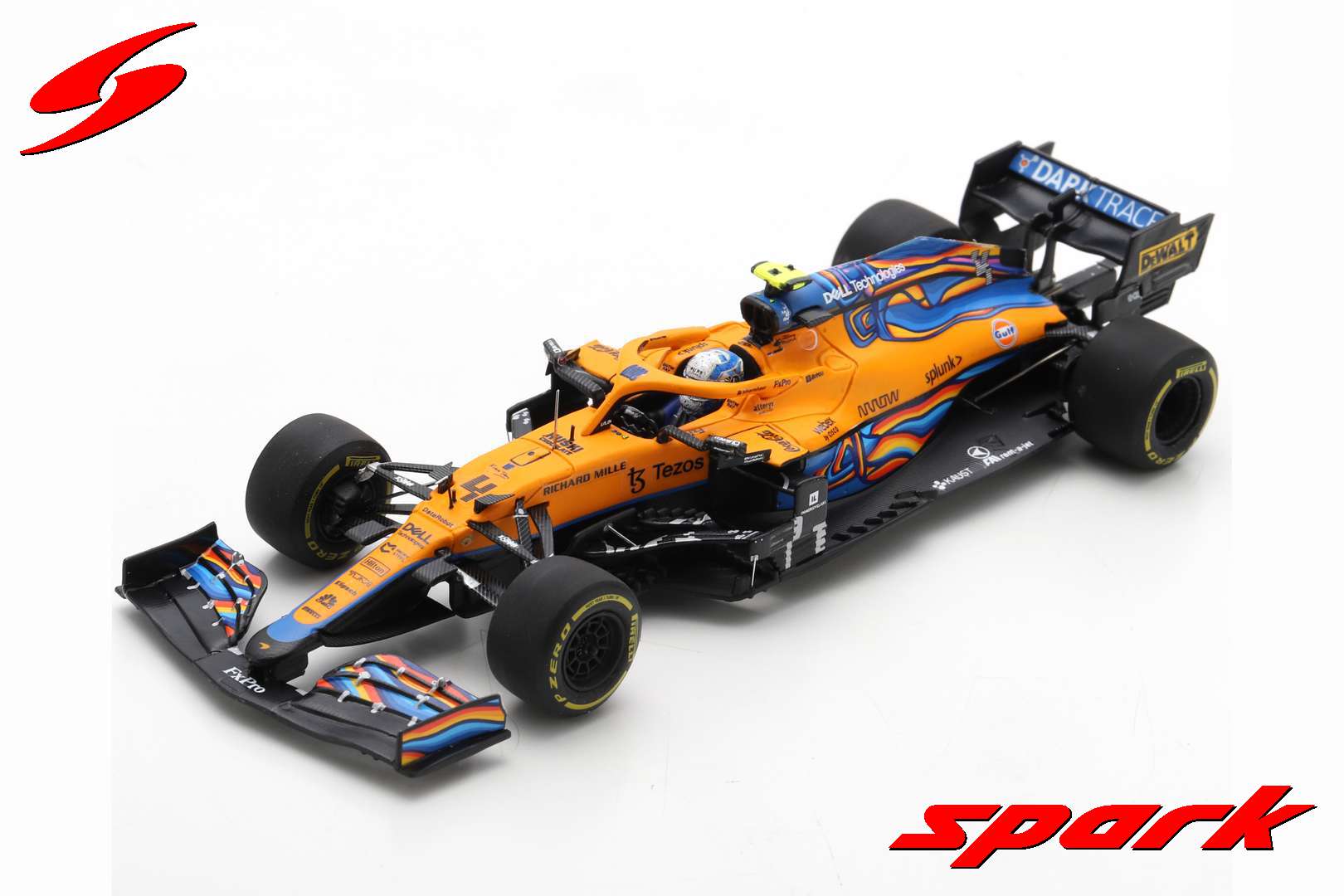 S7855 1/43 McLaren MCL35M No.4 McLaren Abu Dhabi GP 2021 Lando Norris