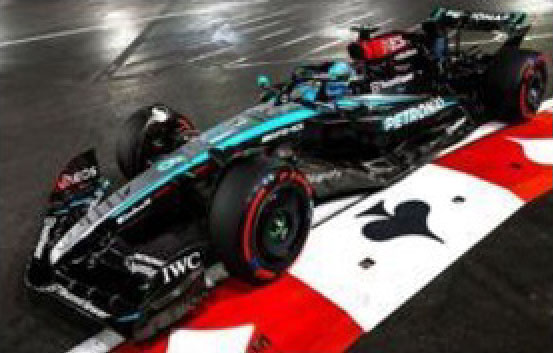 Mercedes-AMG PETRONAS Formula One Team No.63 F1 W15 E Performance Winner Las Vegas GP 2024 George Russell