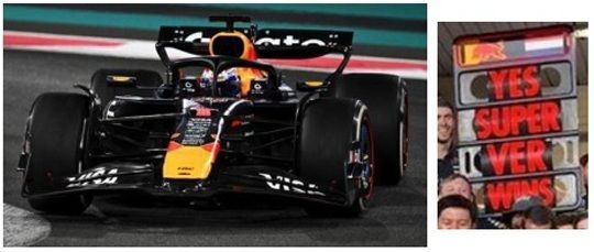 Red Bull Racing RB21 No.1 Oracle Red Bull Racing Winner Abu Dhabi GP 2025 Max Verstappen