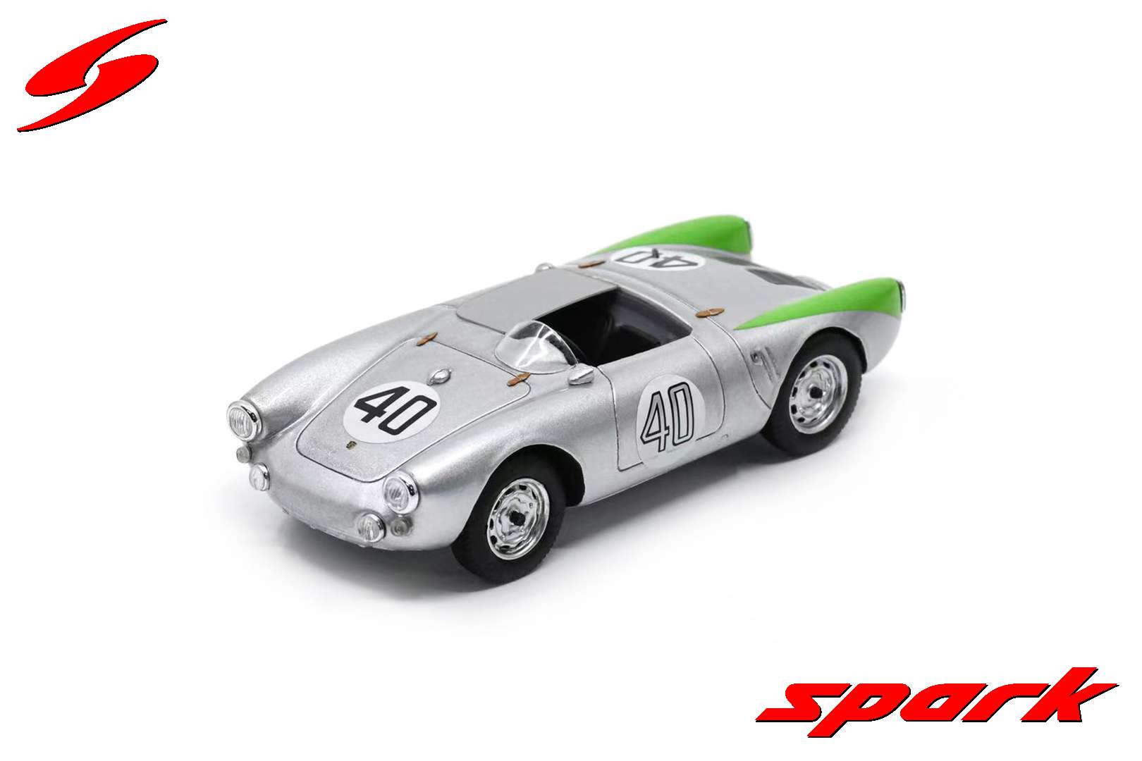 S9709 1/43 Porsche 550 No.40 24H Le Mans 1954 R. von Frankenberg - H. 'Helm' Glockler