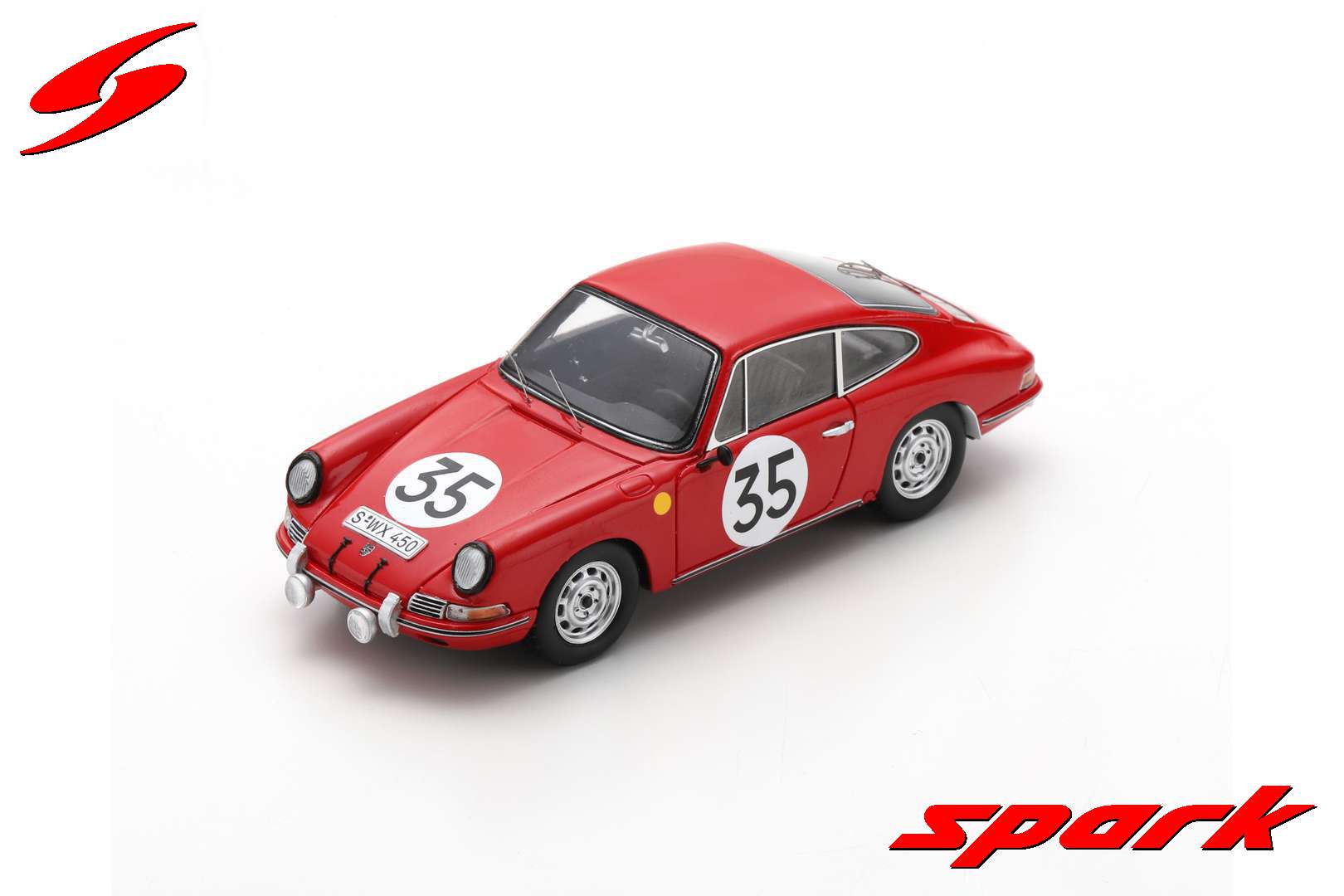 S9735 1/43 Porsche 911S No.35 24H Le Mans 1966 J. Kerguen - 'Franc'