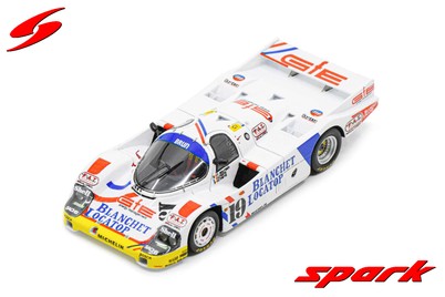 S9870 1/43 Porsche 956 No.19 24H Le Mans 1986 T. Boutsen - D. Theys - A. Ferte