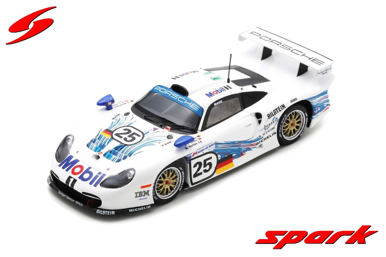 S9907 1/43 Porsche 911 GT1 No.25 Porsche AG 24H Le Mans 1997 H-J. Stuck - B. Wollek - T. Boutsen