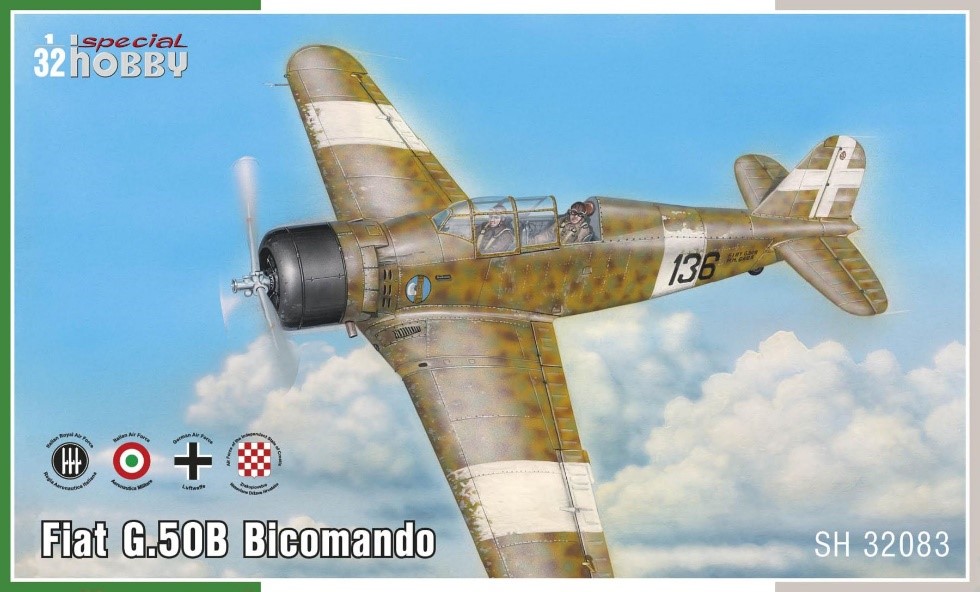 1/32 フィアット G.50B ビコマンド複座練習機