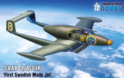 1/72 サーブ J/A-21R ｢スウェーデン初ジェット機｣