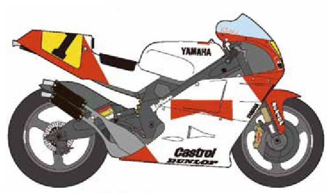 1/12 YZR500 World Champion 1991トランスキット