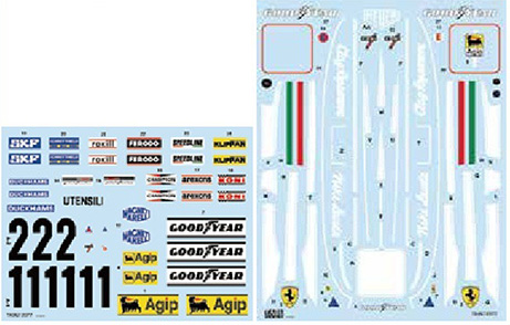 1/12 312T 1975/1976 Full Sponsor For TAMIYA