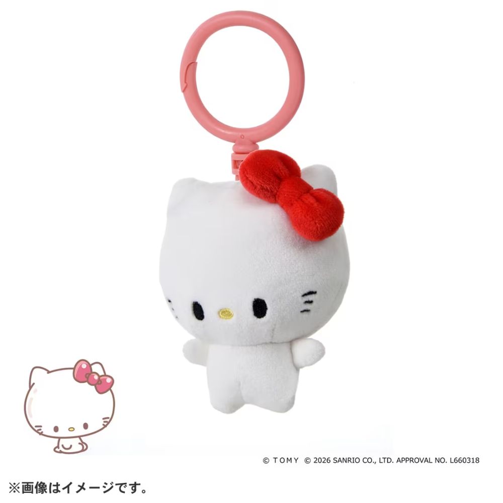 【新品未開封】BAPE × ハローキティ ぬいぐるみキーチェーン 2026年限定 ぷにコミュ ぷにぬいキーチェーン ハローキティ キティのぷにるんず