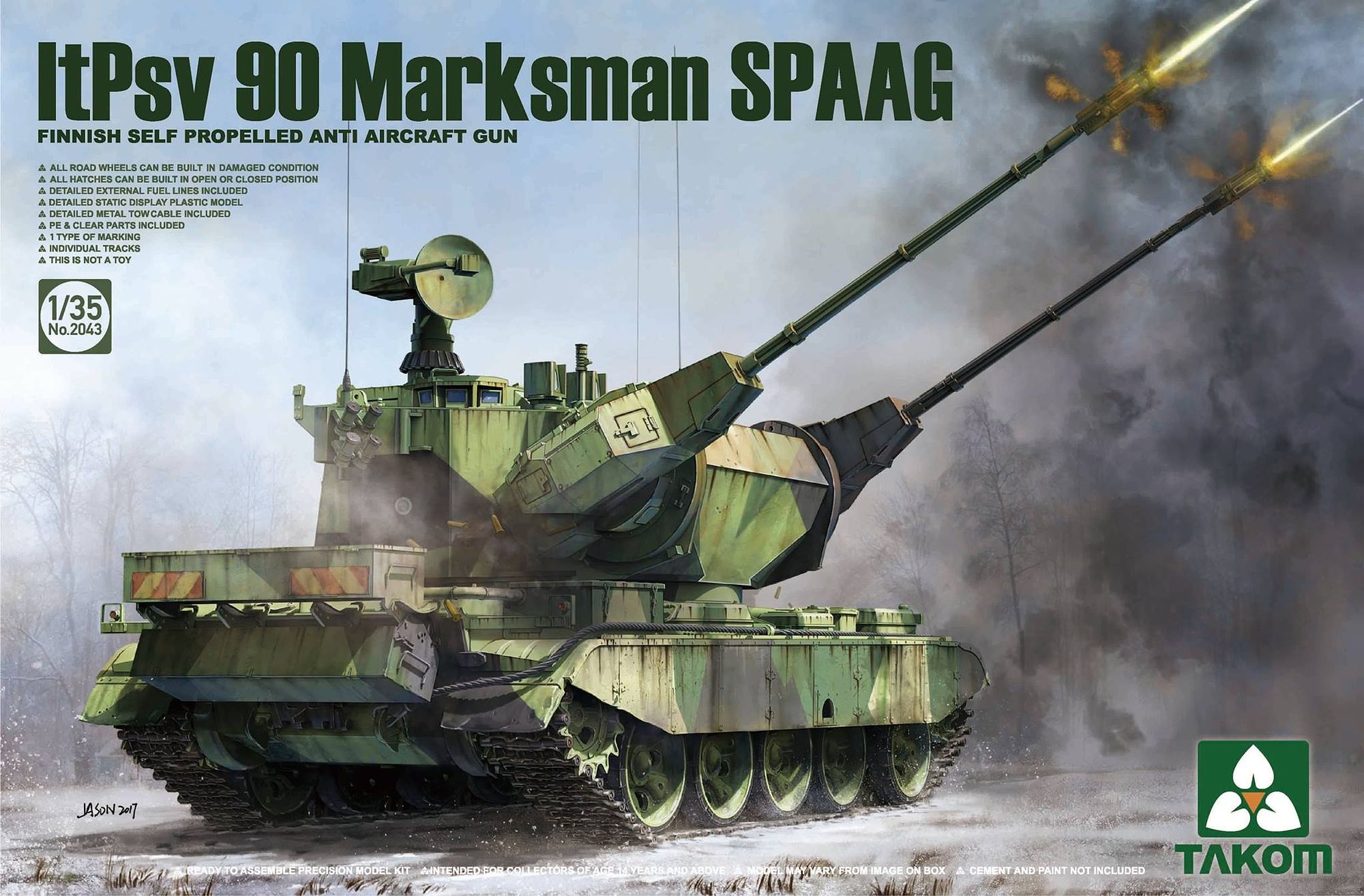 TKO2043 タコム 1/35 フィンランド軍 90式マークスマン対空戦車