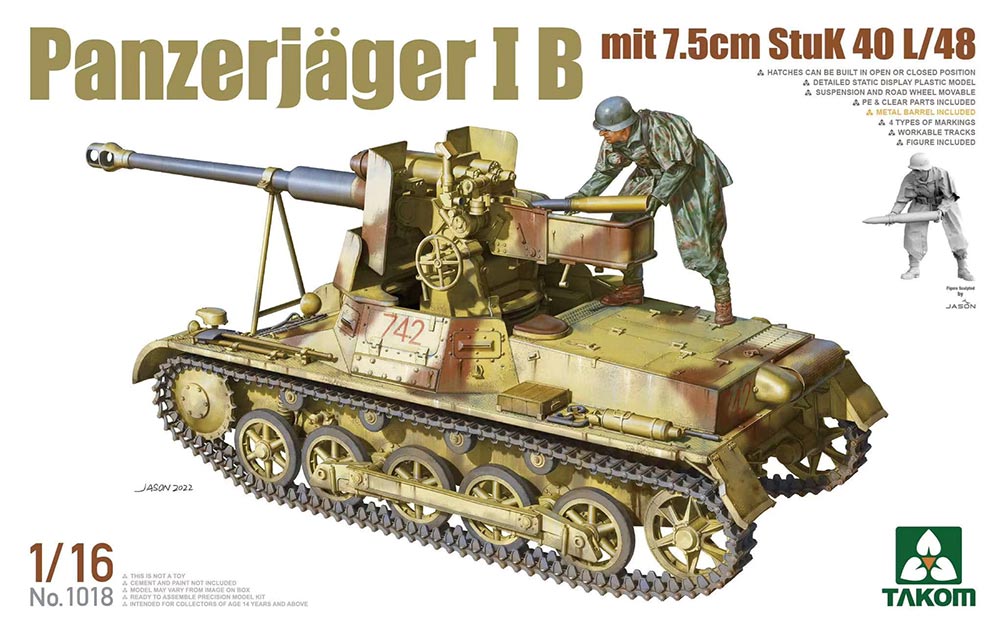 1/16 Ⅰ号7.5cm自走対戦車砲B (StuK 40 L/48)