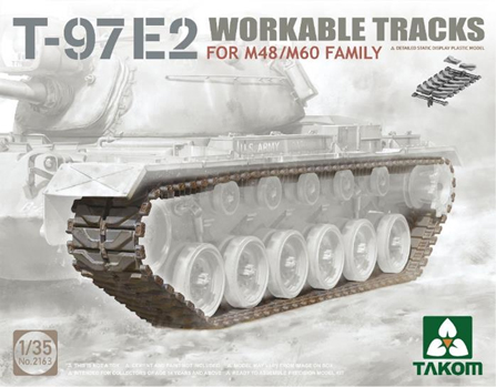 タコム 1/35 T-97E2 連結組立可動式履帯(M48/M60系用)【TKO2163 