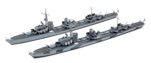 31908 WL 908 1/700 ドイツ海軍 駆逐艦 Z級(Z37-39) バルバラ改修2艦セット