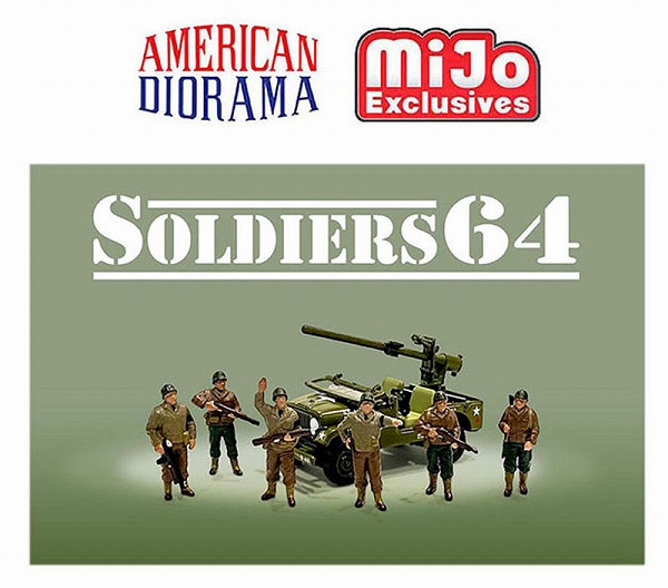 AD-76502MJ ターマックワークス 1/64 Figure Set - Soldiers64