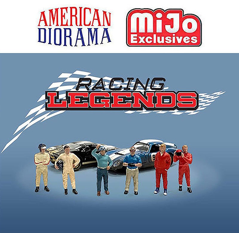 AD-76503MJ ターマックワークス 1/64 Figure Set - Racing Legends