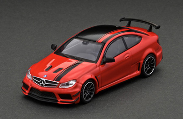 T64G-009-RE ターマックワークス 1/64 Mercedes-Benz C63 AMG Coupe Black Series Red