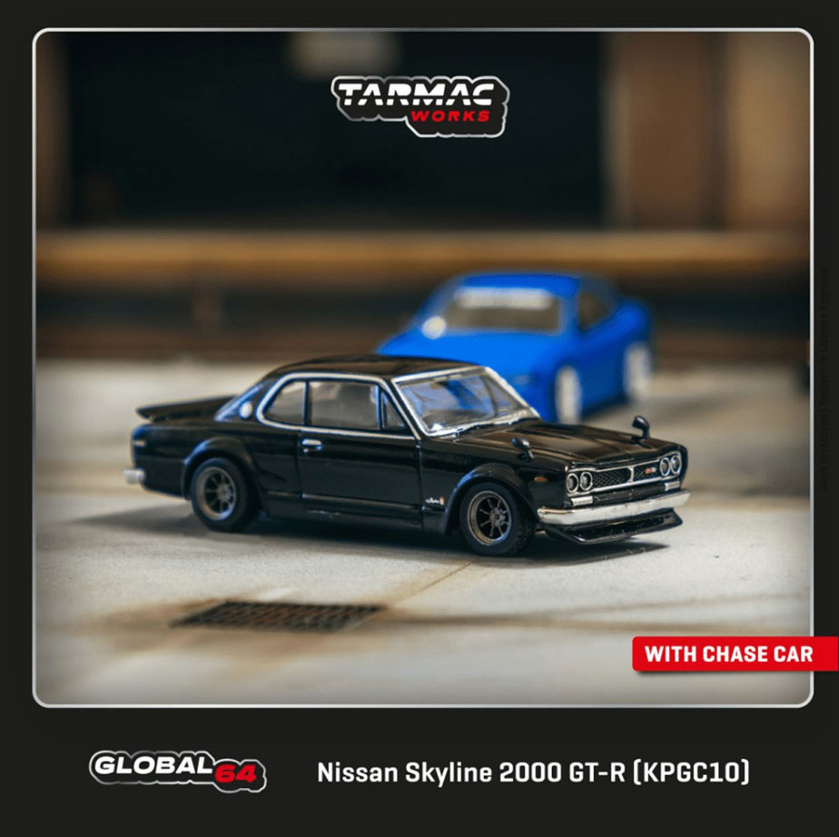 T64G-043-BK ターマックワークス 1/64 Nissan Skyline 2000 GT-R （KPGC10） Black