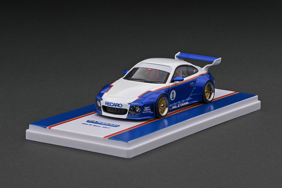 T43-TL026-BLW ターマックワークス 1/43 Old ＆ New 997 Blue / White