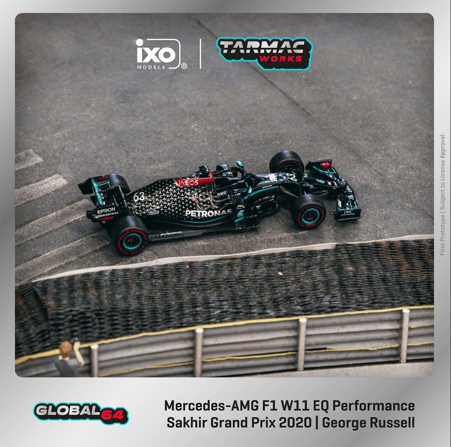 Mercedes-AMG F1 W11 EQ Performance Sakhir Grand Prix 2020 (1/64 Scale)