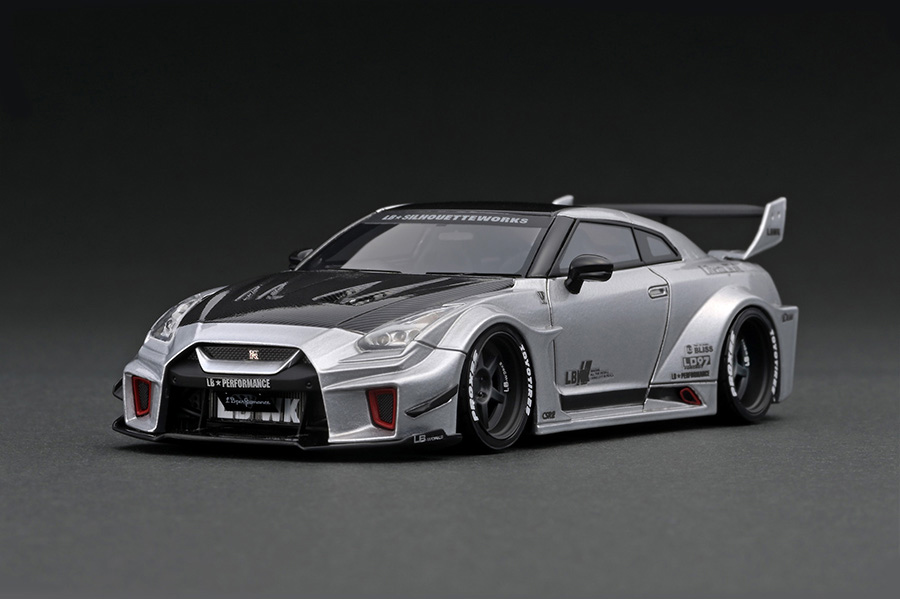 IG2545 1/43 LB-Silhouette WORKS GT Nissan 35GT-RR Silver