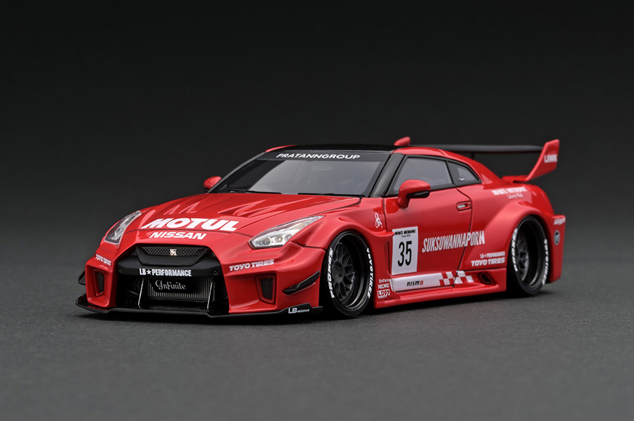 IG2550 1/43 LB-Silhouette WORKS GT Nissan 35GT-RR Red