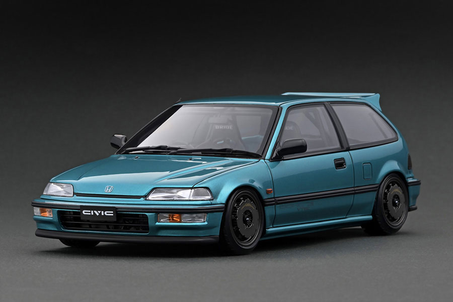 IG3124 IGモデル 1/18 Honda CIVIC （EF9） SiR Green Metallic