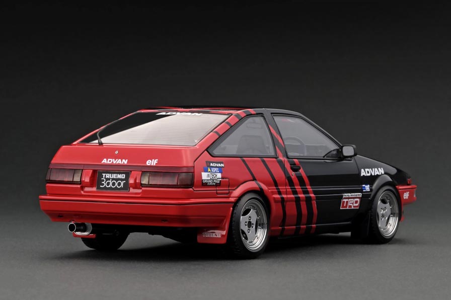 Toyota Sprinter Trueno 3Dr GT Apex (AE86) Black/Red【IG3284:4573448902848】