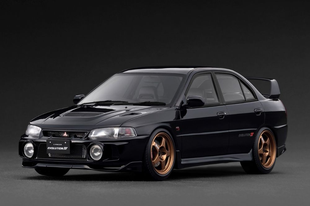 IG3785 1/18 Mitsubishi LANCER EVOLUTION Ⅳ (CN9A) Black