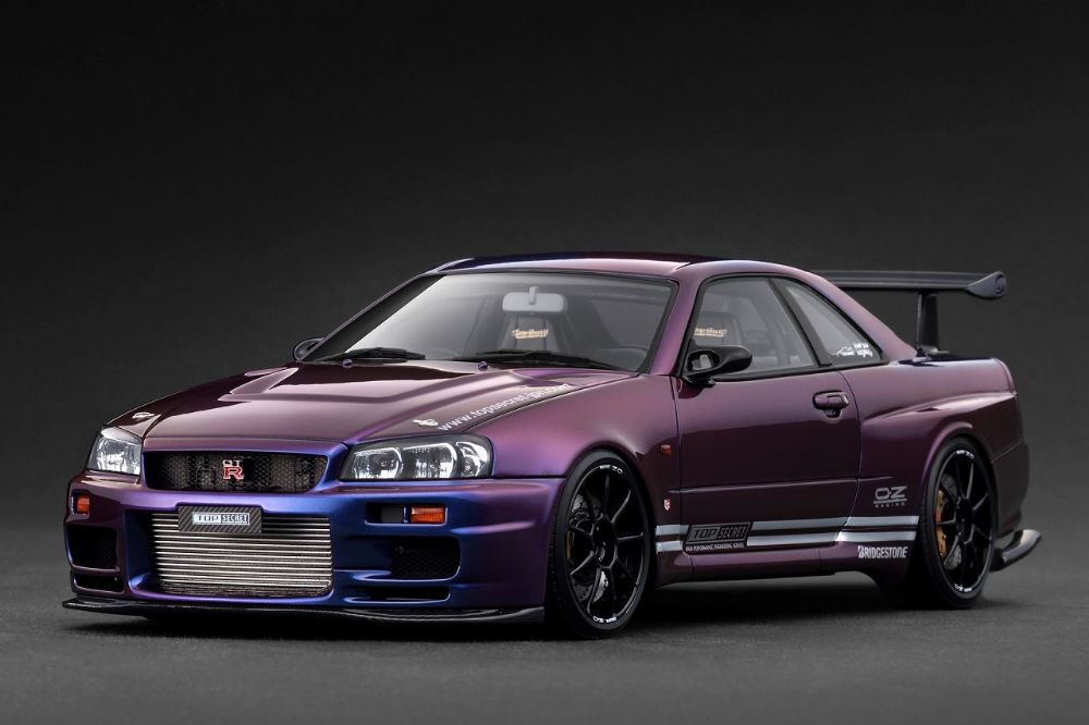 IG3850 1/18 TOP SECRET 34GT-R  (BNR34) Purple Metallic