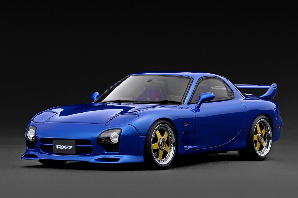 Mazda RX-7 Mazda Speed A-spec (FD3S) Blue Metallic (1/18 Scale
