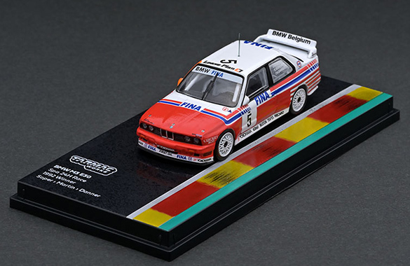 T64-009-92SPA05 1/64 BMW M3 E30 Spa 24hours Race1992 Winner Soper / Martin / Danner ※ターマック製品