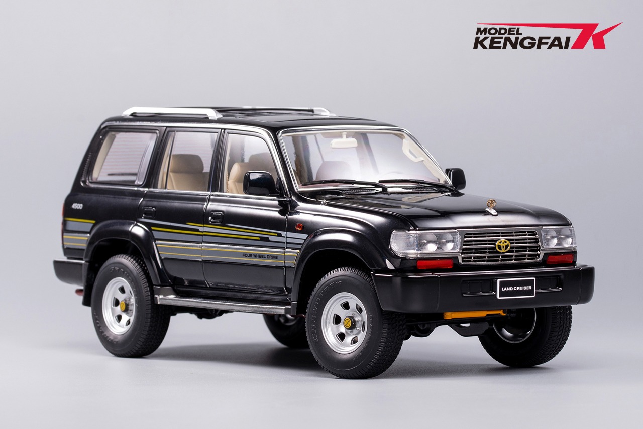 TK-KF032-2 KENGFAI 1/18 Toyota Land Cruiser VX-R （LC80） Black