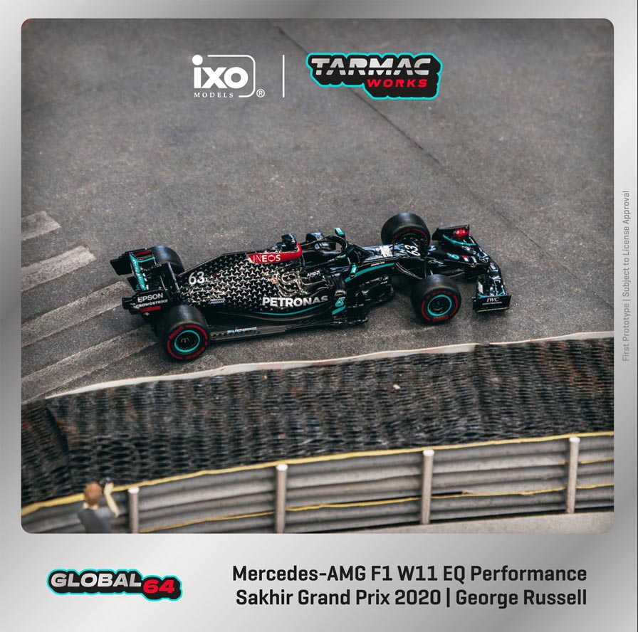 Mercedes-AMG F1 W11 EQ Performance Sakhir Grand Prix 2020 (1/64 Scale）