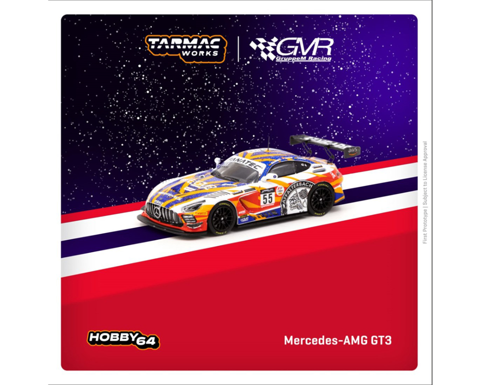 T64-062-22SPA55 ターマックワークス 1/64 Mercedes-AMG GT3 24 Hours of SPA 2022 GruppeM Racing