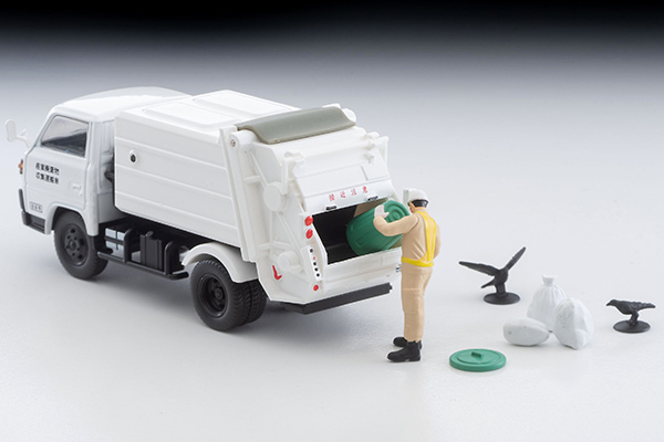 LV-N343b 三菱ふそう キャンター 清掃車（白）フィギュア付