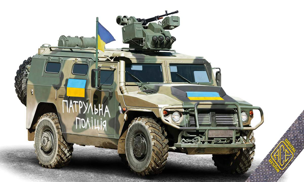 1/72 ウクライナ・ティーグルM・アルバレット銃塔装備型