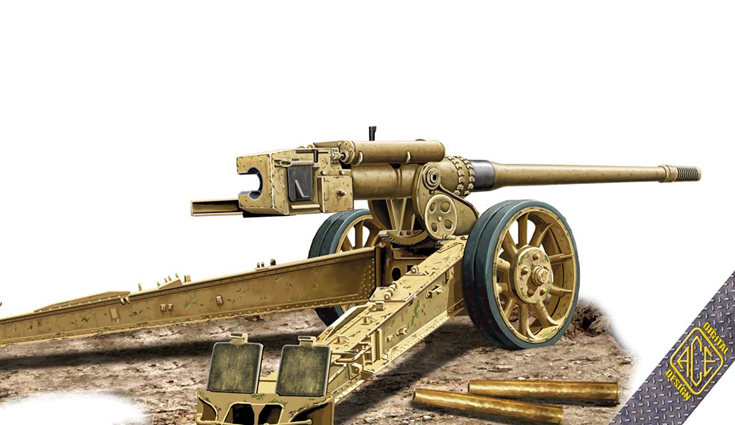 1/72 WW.Ⅱ ドイツ 12.8cm K81/2  重対戦車砲