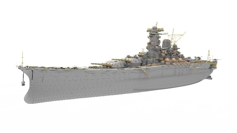 1/350 日本海軍 戦艦大和 天一号作戦時(DX版)