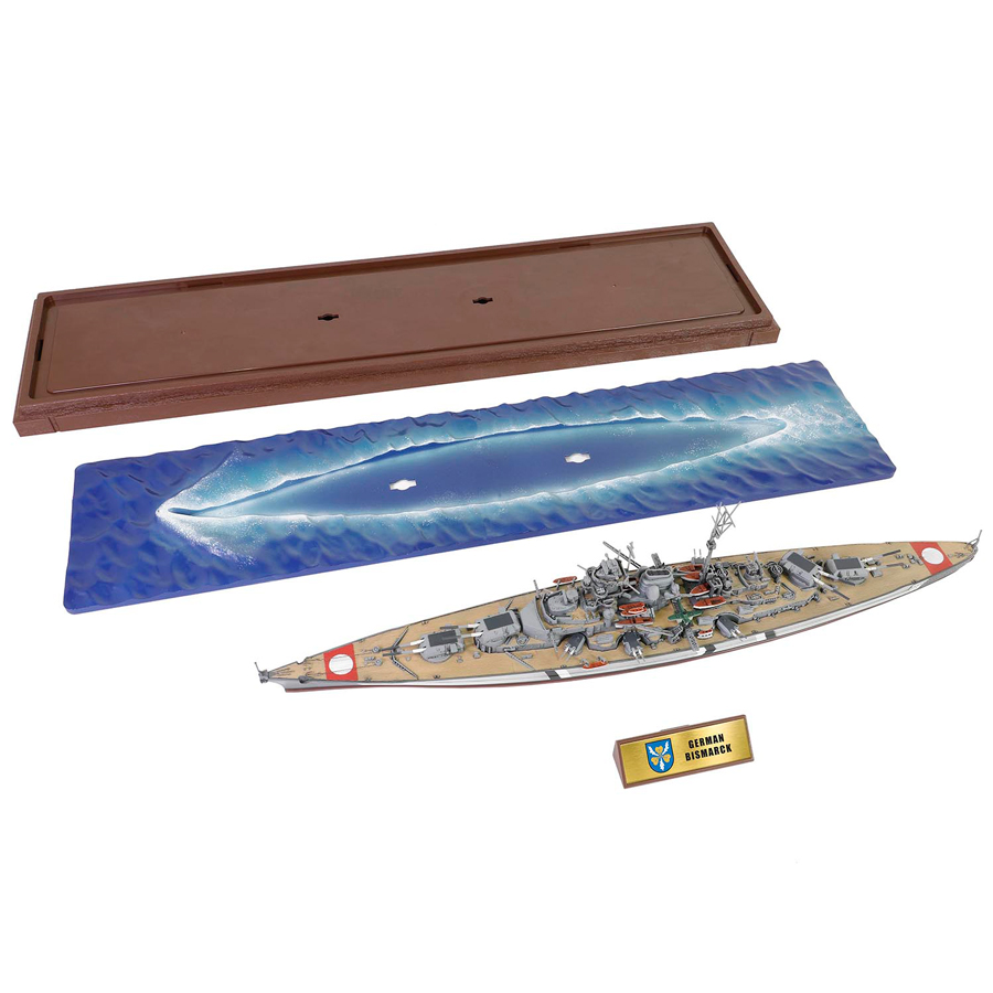 1/700 WW.II ドイツ海軍 戦艦ビスマルク 洋上モデル仕様 デンマーク