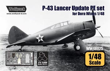 1/48 リパブリック P-43 ランサー用 エッチングセット (ドラウイングス用)