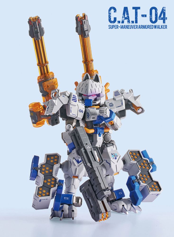1/60 超高機動装甲・猫忍者 C.A.T-04 超重武装機動兵器 JIN 1/60 超高機動装甲・猫忍者 C.A.T-04 超重武装機動兵器 JIN